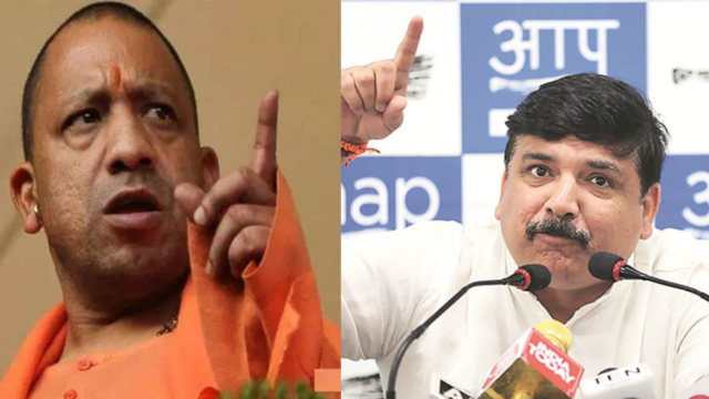 Lucknow News: AAP MP Sanjay Singh once again attacked the Yogi government, this time raised this big issue