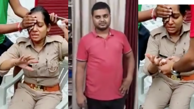 Lucknow News 24 - 2021-08-30T202336.109 A young man who molested and attacked female police in Aliganj was arrested in just 4 hours, told in interrogation where the rod is kept hidden