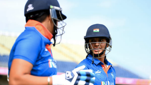 Video: Smriti Mandhana hit a stormy 61 runs off 32 balls, created history, IND made 164/5